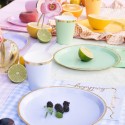 6 assiettes en carton multicolores - Party Deco