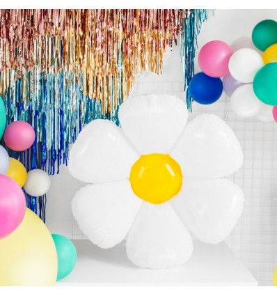 Ballon Marguerite en mylar - Party Deco