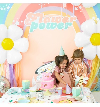 Ballon Marguerite en mylar - Party Deco