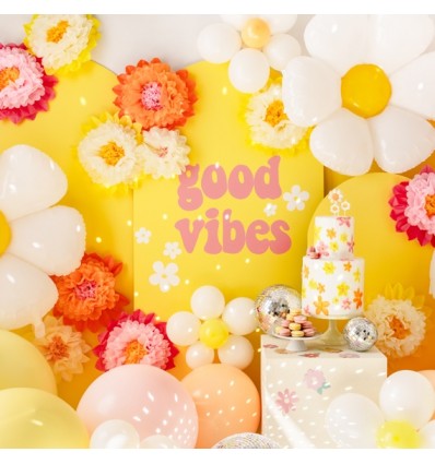 Ballon Marguerite en mylar - Party Deco