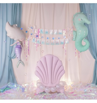 Ballon Hippocampe en mylar - Party Deco