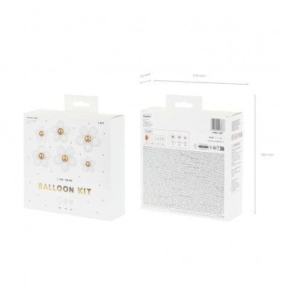 Kit de 6 ballons fleurs - Party Deco