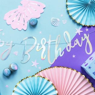 Set de 3 rosaces roses - Party Deco 2