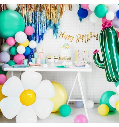 10 ballons multicolores biodégradables - Party Deco