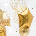 Ballon transparent pois dorés - Party Deco