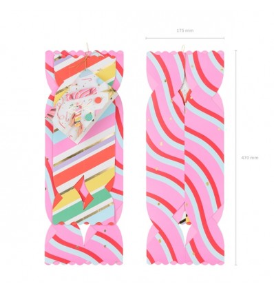 2 boites cadeaux "bonbons" - Party Deco