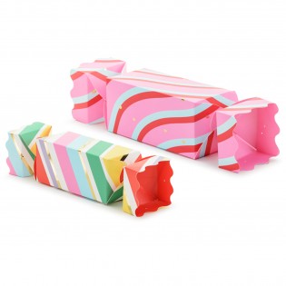 2 boites cadeaux "bonbons" - Party Deco