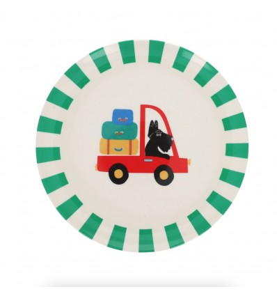 Assiette Véhicule en mélamine