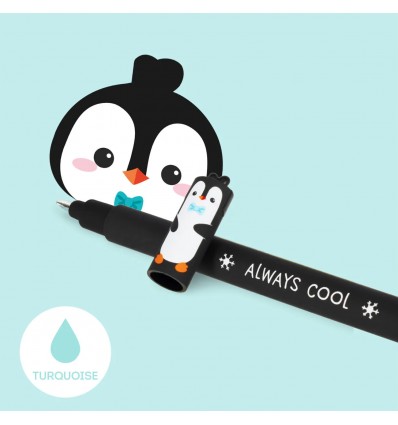 Stylo à encre effaçable Pingouin - Legami