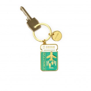 Porte-clé émaillé Voyage - Legami