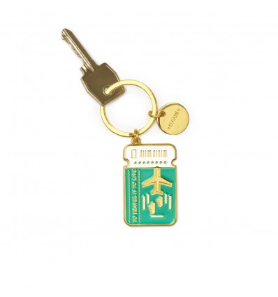 Porte-clé émaillé Voyage - Legami
