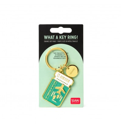 Porte-clé émaillé Voyage - Legami