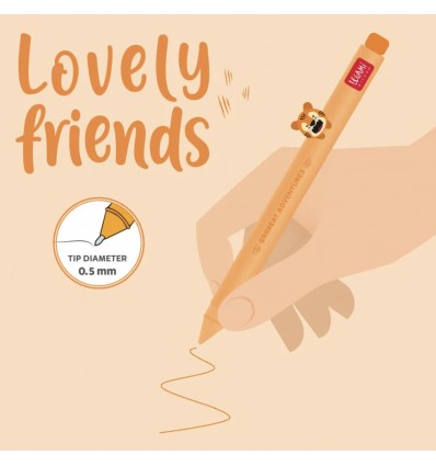 Stylo à encre lovely friends Tigre - Legami