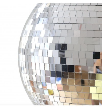 Boule à facettes argentée 30 cm