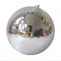 Boule à facettes argentée 30 cm