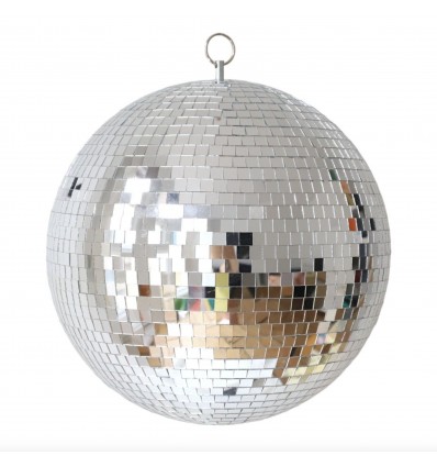 Boule à facettes argentée 30 cm