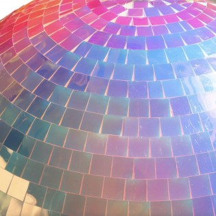 Boule à facettes iridescent 40 cm 2