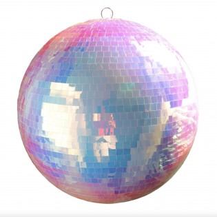 Boule à facettes iridescent 40 cm