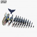 Eugy puzzle Baleine Boréale 3D en carton