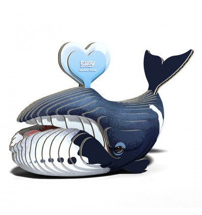 Eugy puzzle Baleine Boréale 3D en carton