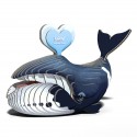 Eugy puzzle Baleine Boréale 3D en carton