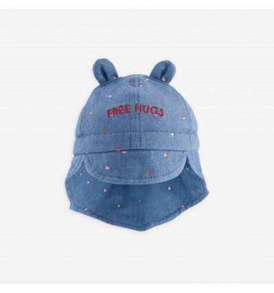 Chapeau bébé Free Hugs coeur - Chamaye