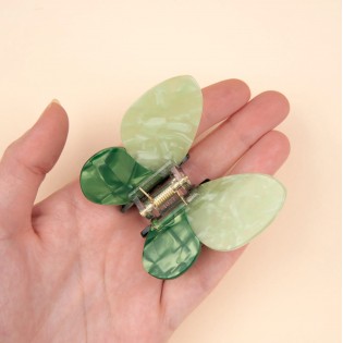 Pince à cheveux Papillon vert - Coucou Suzette