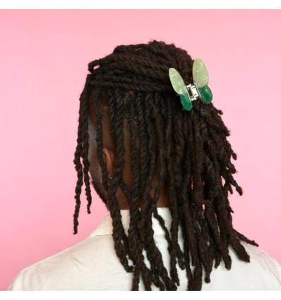 Pince à cheveux Papillon vert - Coucou Suzette