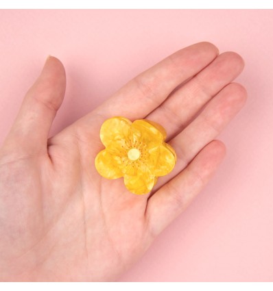 Petite Pince à cheveux Bouton d'or - Coucou Suzette