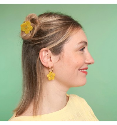 Petite Pince à cheveux Bouton d'or - Coucou Suzette