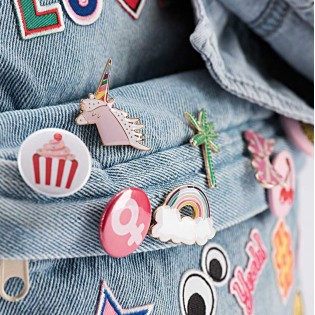 Pin's Lunettes Coeurs - Rico Design 2