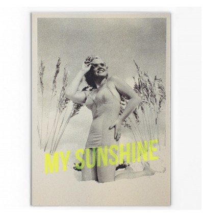 Carte vintage "Sunshine" - Atelier Kencre