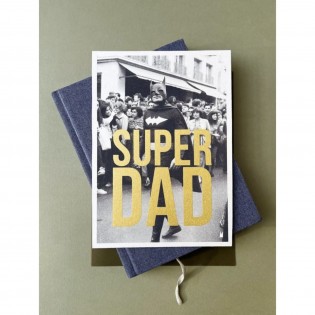 Carte vintage "Superdad" - Atelier Kencre