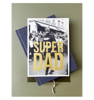Carte vintage "Superdad" - Atelier Kencre