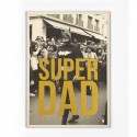 Carte vintage "Superdad" - Atelier Kencre