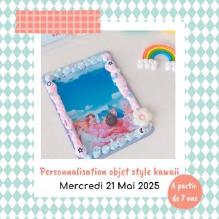 Atelier "Personnalisation objet style kawaii"