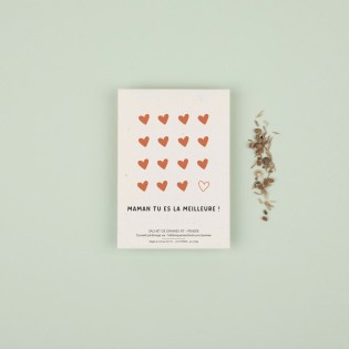 Graines à planter "Maman tu es la meilleure ! - La Fabrique à Sachets