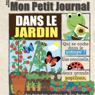 Livre d'éveil à froisser "Dans le jardin" - Mon Petit Journal