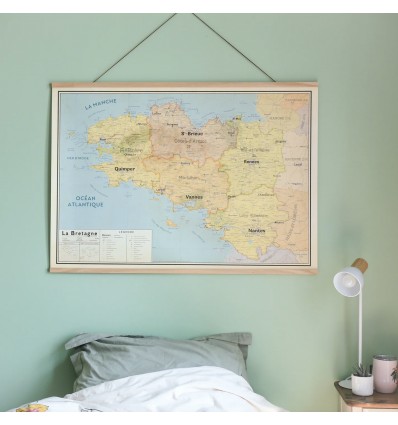 Carte de Bretagne - Pappus Editions