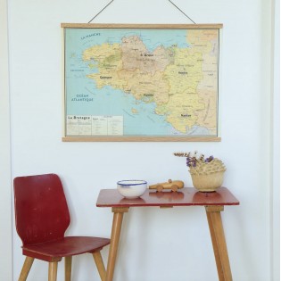 Carte de Bretagne - Pappus Editions