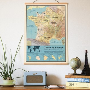 Carte de France - Pappus Editions