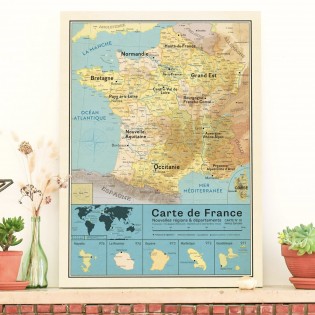 Carte de France - Pappus Editions 2