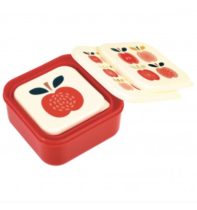 Set de 3 boîtes à goûter Apple - Rex
