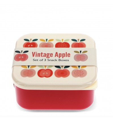 Set de 3 boîtes à goûter Apple - Rex