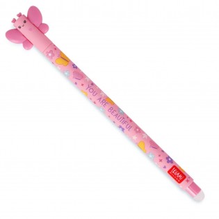 Stylo à encre effaçable Papillon - Legami