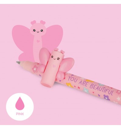 Stylo à encre effaçable Papillon - Legami