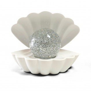 Lampe coquillage à paillettes - One for Fun