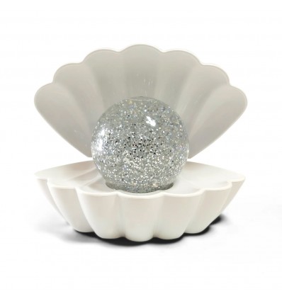 Lampe coquillage à paillettes - One for Fun