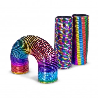 Ressort métallisé arc-en-ciel - One for Fun