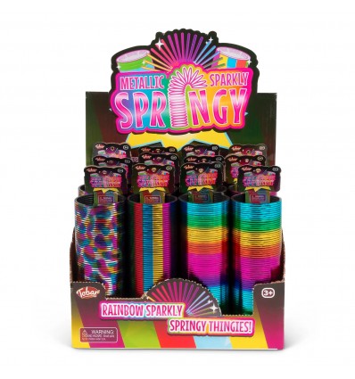 Ressort métallisé arc-en-ciel - One for Fun